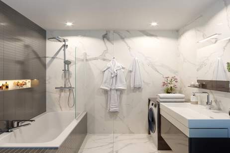 Moderne Gartenwohnung in begehrter Lage - Erstbezug mit 2 Zimmern, Terrasse und Garten, Wohnung-kauf, 223.000,€, 1210 Wien 21., Floridsdorf