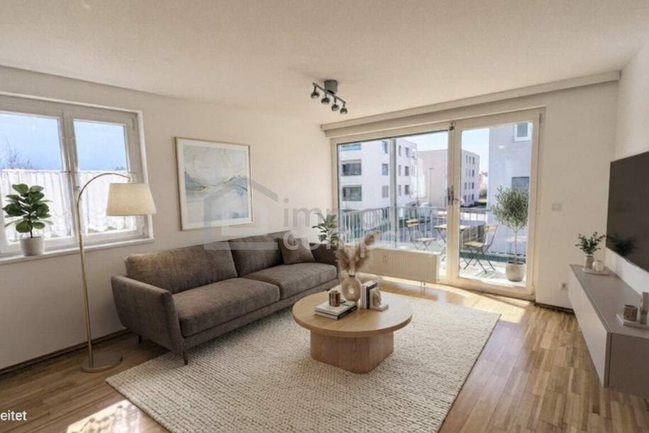 Attraktive 2-Zimmer-Wohnung mit Südwest-Balkon - inkl. TG-Stellplatz, Wohnung-miete, 1.080,00,€, 6850 Dornbirn