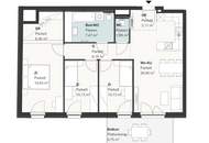 Erstbezug! 4-Zimmer-Wohnung mit Balkon