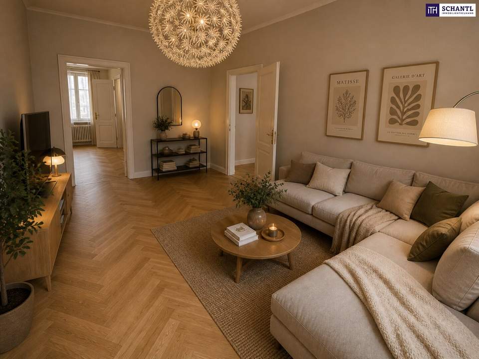 Make Altbau great again - Wohnträume selbst gestalten! Sanierungsbedürftige Altbauwohnung! U-Bahn ums Eck + Traumhaft renoviertes Altbauhaus + Optimalste Infrastruktur und Anbindung! Worauf warten Sie noch?