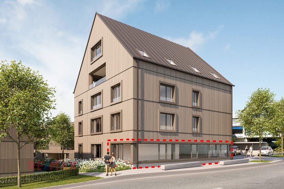 Sichtbar. Zentral. Verfügbar – Ihre neue Geschäftsadresse in Dornbirn, Gewerbeobjekt-miete, 6850 Dornbirn