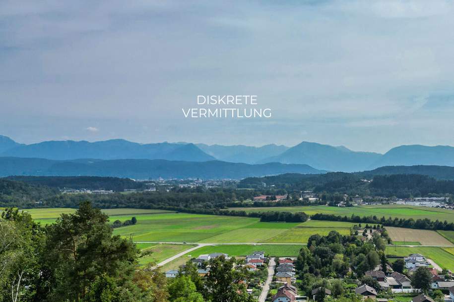 Einmaliges Grundstück in Emmersdorf 9.256 m² – Panoramablick auf Klagenfurt und Karawanken, Grund und Boden-kauf, 1.349.000,€, 9020 Klagenfurt(Stadt)