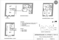 City Loft | 5 Zimmer Wohnung mit 187m² | Maisonette in Innenhoflage