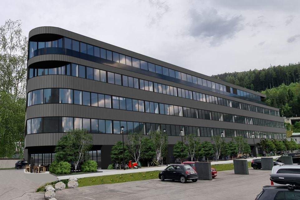 Ein modernes Bürohaus entsteht im Westen von Innsbruck - "Office Center West"