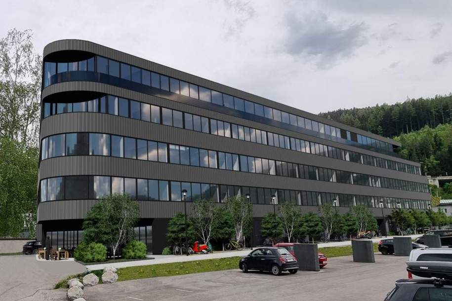 Ein modernes Bürohaus entsteht im Westen von Innsbruck - "Office Center West", Gewerbeobjekt-kauf, 6020 Innsbruck-Stadt
