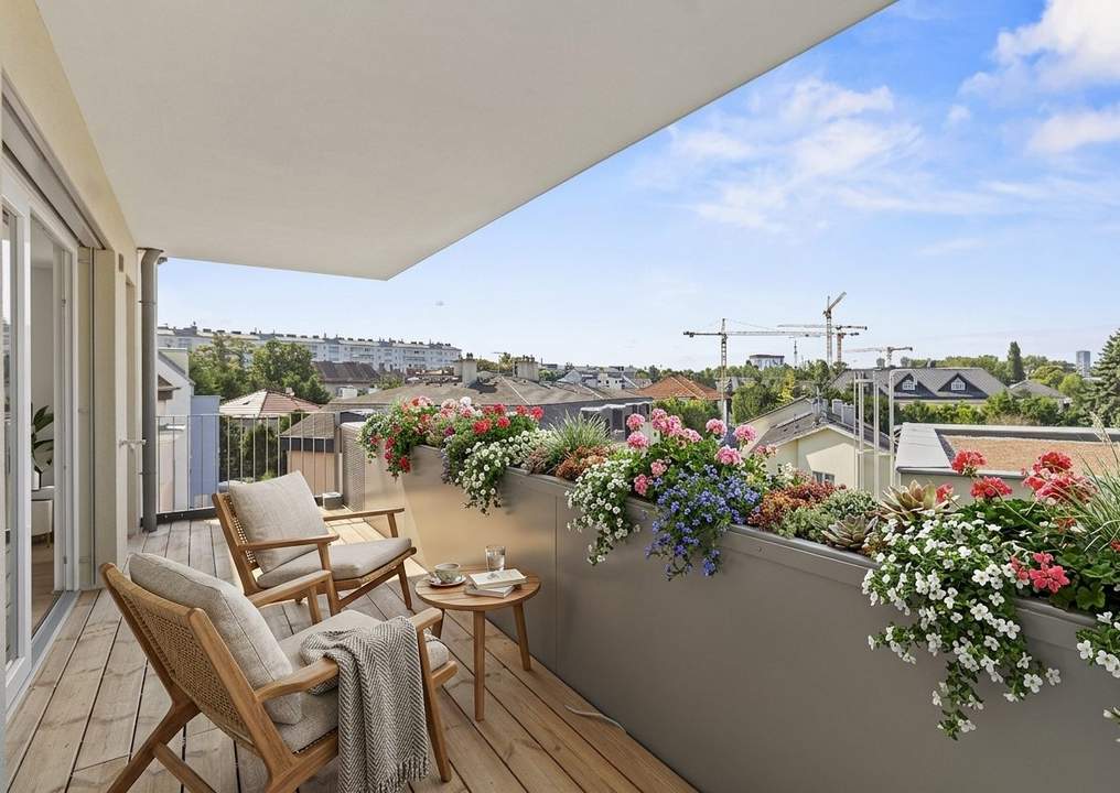 DREI Zimmer TRAUM mit BALKON ++ Projekt KARL74