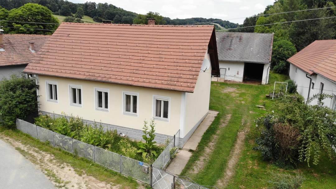 NEUER PREIS Bauernhaus mit BRUNNEN und Nebengebäude