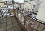 Hofseitige 2-Zimmer Wohnung mit Balkon in der Wielandgasse