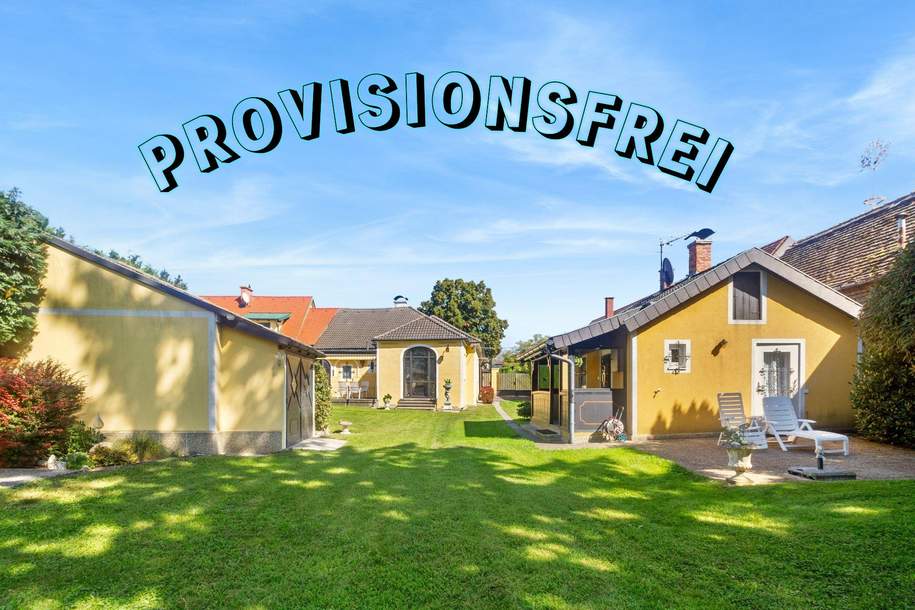 +++PROVISIONSFREI+++ Bungalow und Gästehaus inmitten der eigenen Grünoase! Tierhaltung erlaubt!, Haus-kauf, 625.000,€, 2801 Wiener Neustadt(Land)