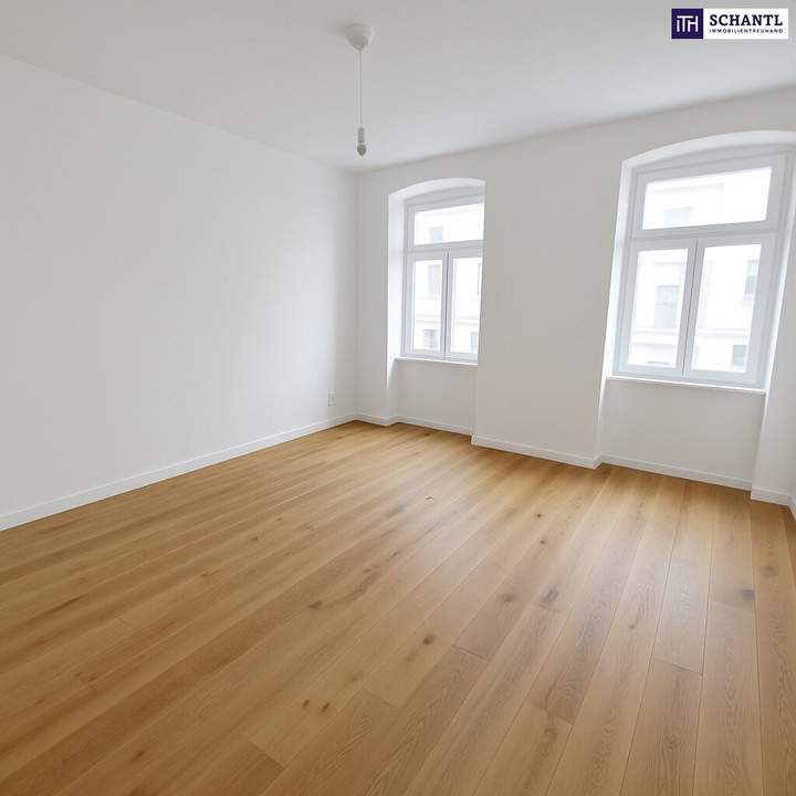 Stilvoll wohnen im sanierten Altbau – klassisch trifft moderne – Erstbezug: 2-Zimmer-Wohntraum mit Innenhofbalkon + hochwertiger Ausstattung + effizienter Luftwärmepumpe