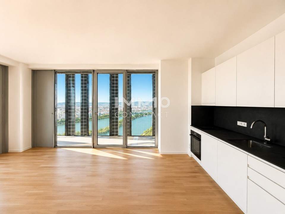 Skyline Residence mit Stephansdom und Praterblick: DC2 Tower - 35. Etage