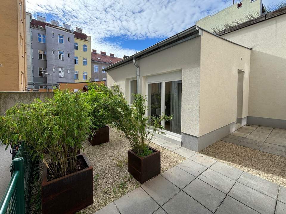 Wohntraum mit Innenhof-Terrasse in absoluter Ruhelage! (vermietet bis 31.12.2027)
