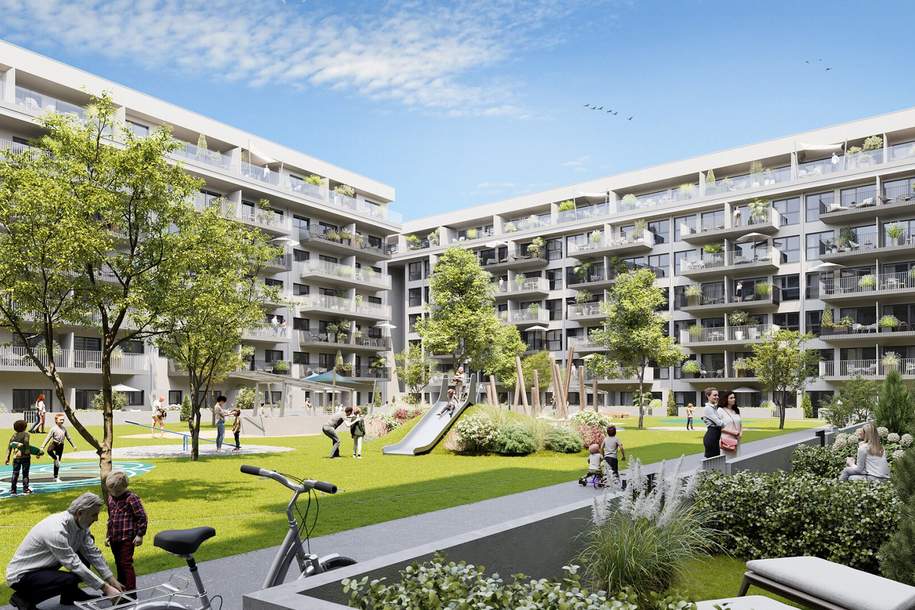 Modernes Wohnen im Neubau – Erstbezug im MQG, Wohnung-miete, 534,45,€, 8010 Graz(Stadt)