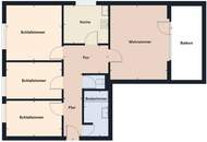 Familienfreundliche 4-Zimmer-Wohnung mit Balkon und perfekter Infrastruktur