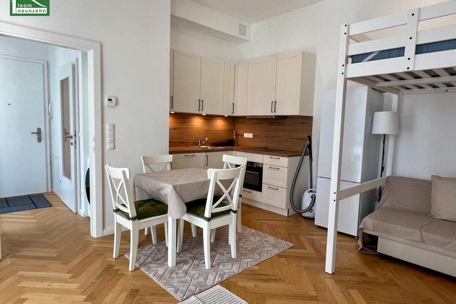 All inclusive Miete - perfekt aufgeteilte 1-Zimmer Wohnung - möbliert - 6 Monate befristet!, Wohnung-miete, 899,00,€, 1030 Wien 3., Landstraße