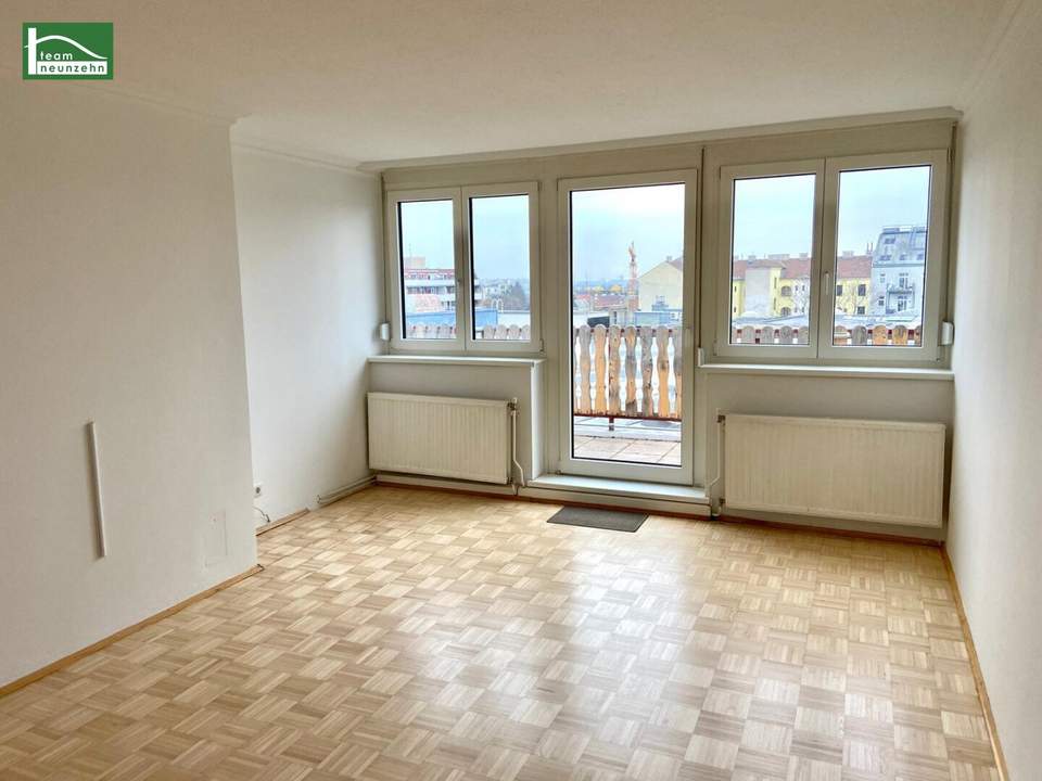 Lichtdurchflutete 2-Zimmer-Wohnung mit privater 21m²-Terrasse