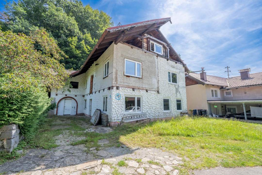 Altbestand mit bezauberndem Blick auf Schloss und Berge