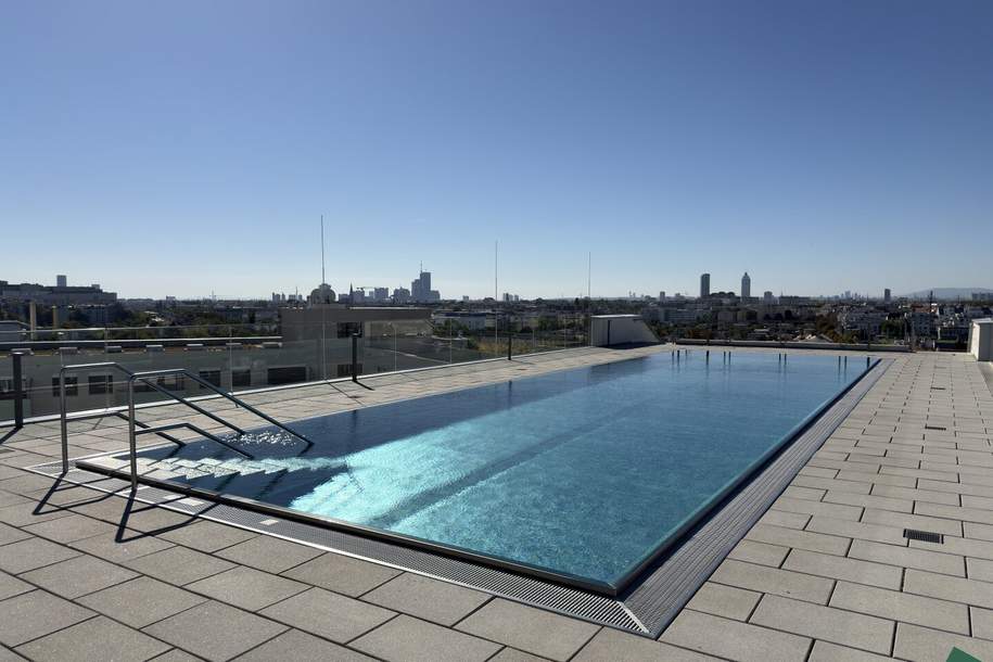 Pool, Balkon & Klima – hochwertig ausgestattetes Wohnen, Wohnung-kauf, 425.000,€, 1210 Wien 21., Floridsdorf