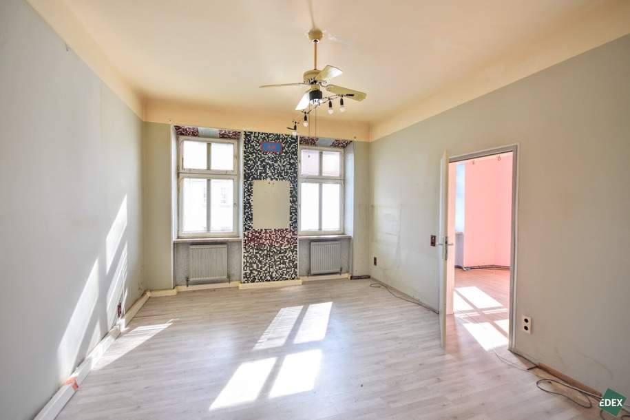 Altbauwohnung mit 56 m² zum Sanieren – ruhige Lage in Favoriten, Wohnung-kauf, 168.900,€, 1100 Wien 10., Favoriten