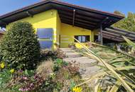 TRAUMHAFTER BUNGALOW FÜR ZWEI PERSONEN SAMT NEBENGEBÄUDE FÜR HOBBYRAUM, PARKÄHNLICHEM GARTEN MIT SCHWIMMTEICH ALS NATURPOOL DIREKT AN FELDER DER REGION ANGRENZEND