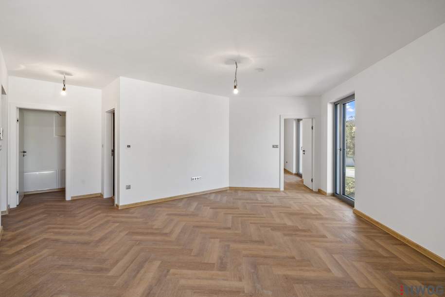 ERSTBEZUG inkl Stellplatz II Leben im Weinviertel II 2-Zimmer Wohnung mit rund 26m2 Terrasse II Nähe Wolkersdorf und Gerasdorf, Wohnung-miete, 1.050,00,€, 2120 Mistelbach