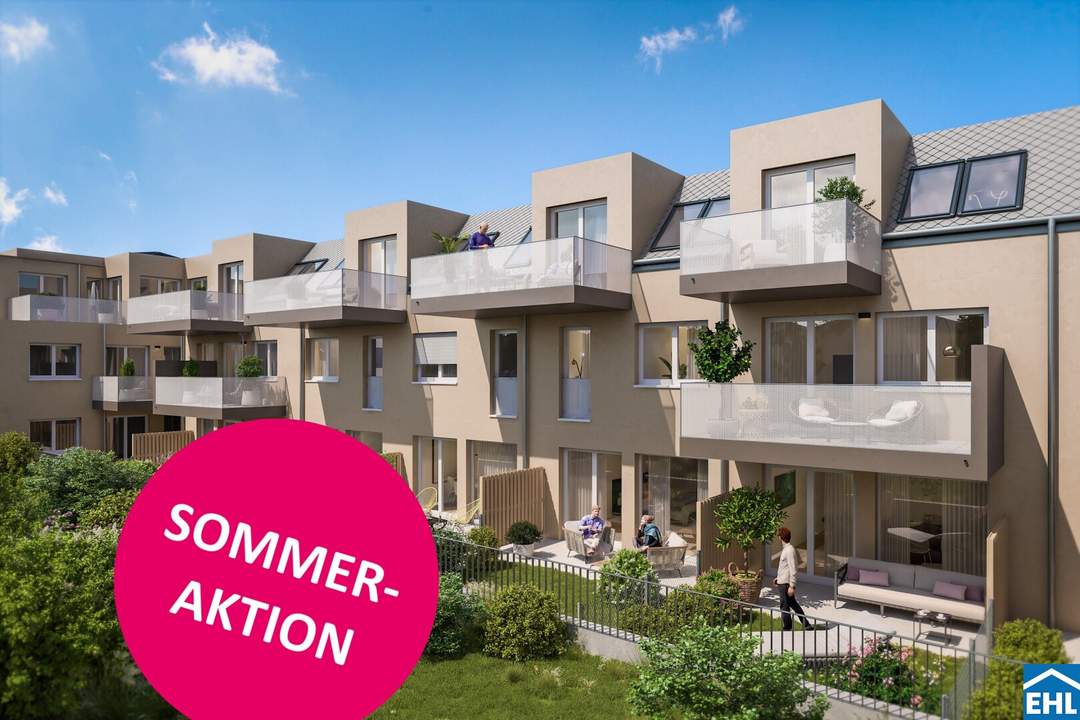 SOMMERAKTION! Kurze Wege, grüne Umgebung – die ideale Vorsorge-Lage von LIESING GARDENS