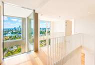 Penthouse Vienna: Duplex Sky Residence with Danube & City View