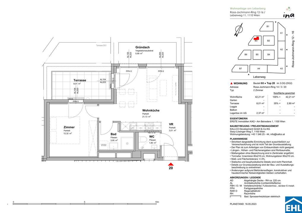 Tolle 2-Zimmerwohnung mit Terrasse
