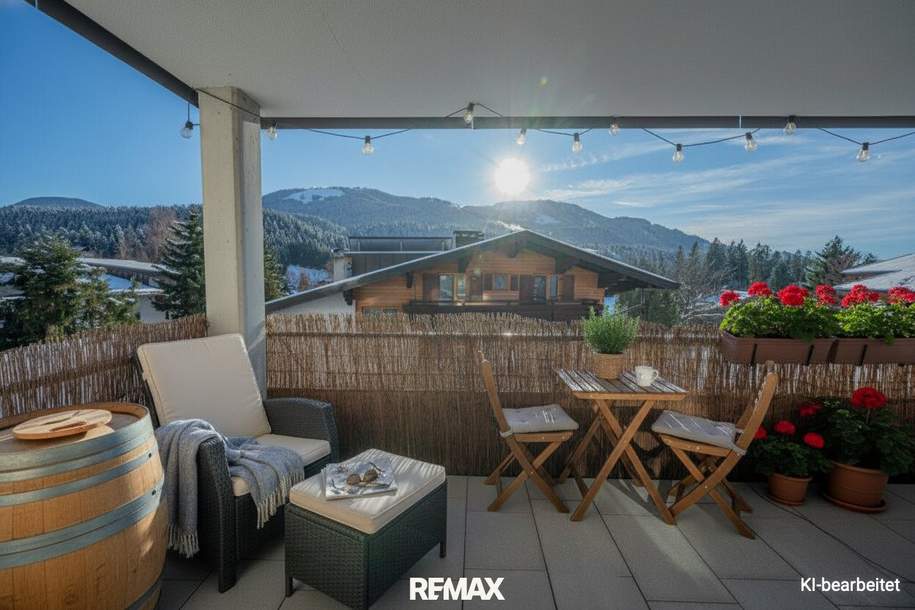 Top Moderne neuwertige helle Wohnung in absoluter Ruhelage im Bergdoktor Dorf Ellmau, Wohnung-kauf, 739.000,€, 6352 Kufstein