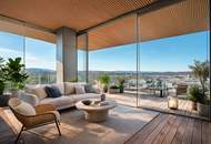 Central Park Feeling! Unverbaubarer Weitblick über Prater und Donau vom 25. Stock, Eckwohnung mit Traumterrassen und Wintergarten
