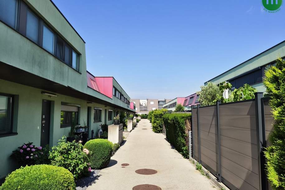Reihenhaus auf Baurechtsgrund mit Blick auf Weingärten, Haus-kauf, 355.000,€, 1220 Wien 22., Donaustadt