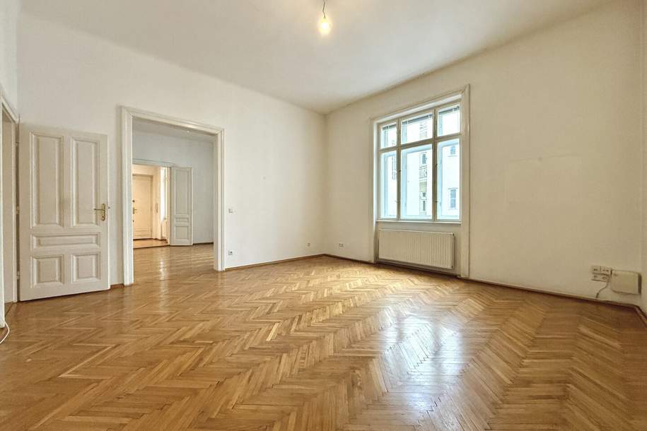 4-Zimmer-Altbauwohnung in gepflegter Liegenschaft der Jahrhundertwende mit Lift und potenzial für einen Balkon, Wohnung-kauf, 729.000,€, 1030 Wien 3., Landstraße