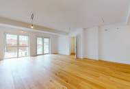 Am Kutschkermarkt | Exklusive 4-Zimmer-Altbauwohnung mit rund 14 m² großer Terrasse und Grünfläche