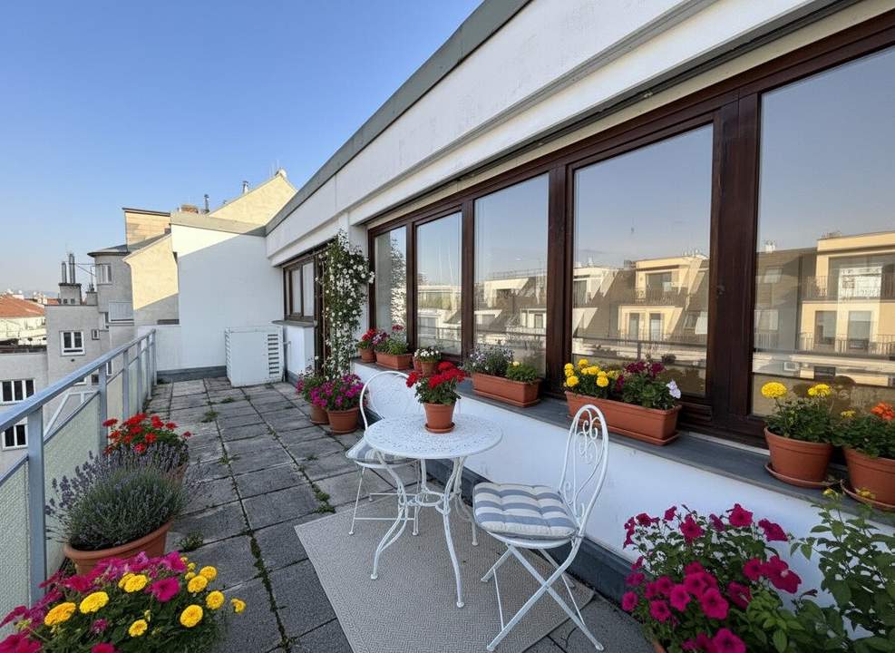 1030! Entzückende Terrassenwohnung Nähe Stadtpark ab 1. April 2026!