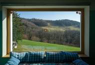 Mitten im Grünland! Einzigartige Panoramalage im Laabental - Hobby-Tierhaltung!