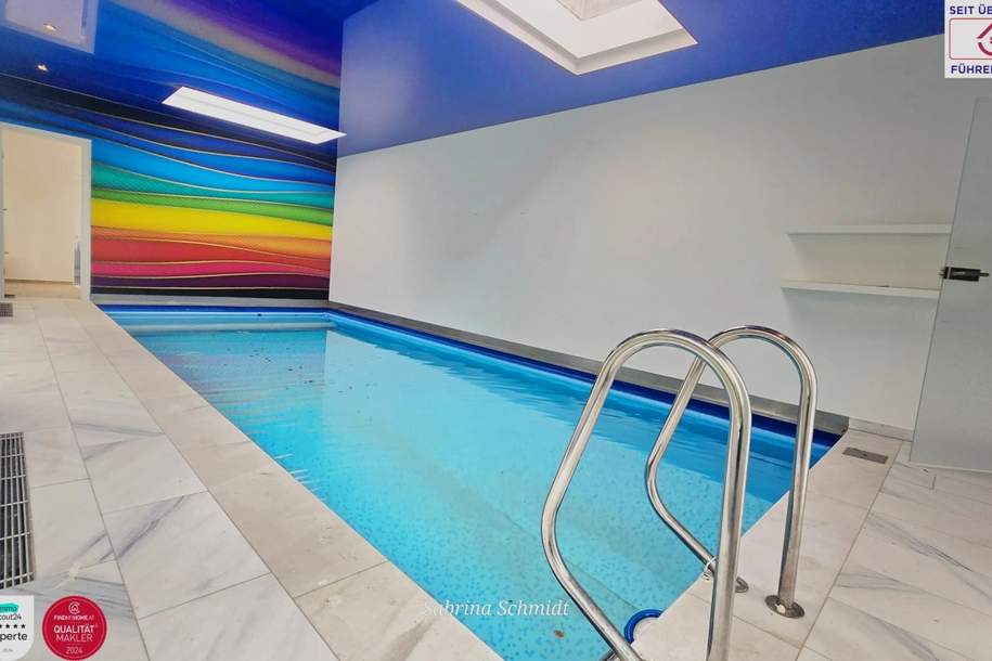 Indoorpool, Sauna und Wirlpool *Eleganz trifft auf Komfort* Wohnjuwel im Herzen von 1210 Wien, Haus-kauf, 1.290.000,€, 1210 Wien 22., Donaustadt