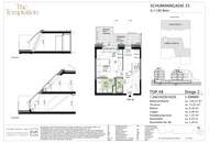 THE TEMPTATION - DG-Maisonette mit Terrasse & Balkon | 22 m² Freifläche, 3 Zimmer