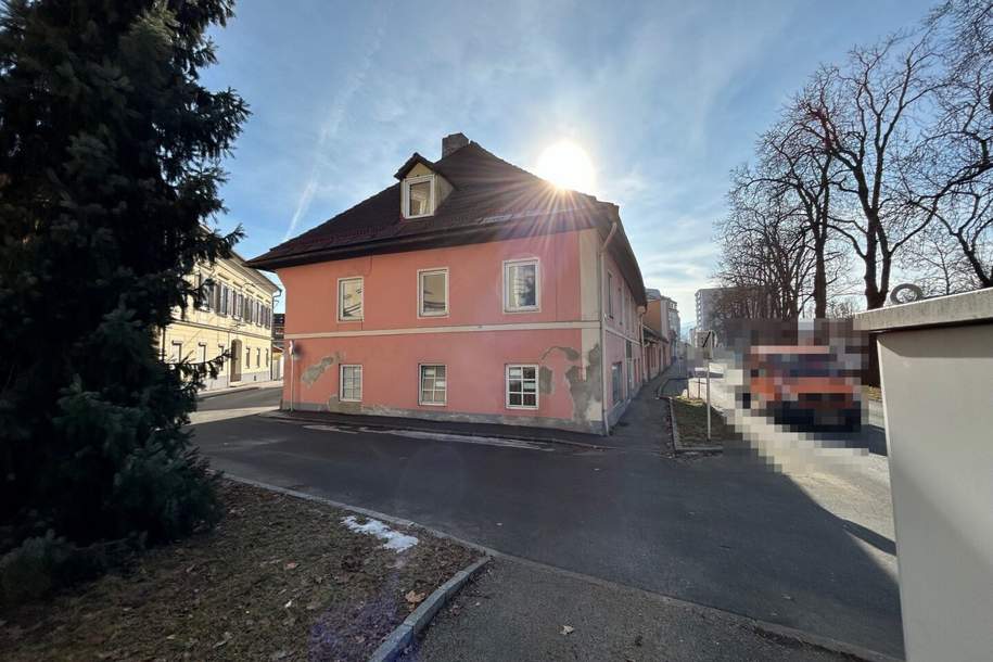 Stark sanierungsbedürftige Liegenschaft in der Nähe der Cityarkaden!, Haus-kauf, 600.000,€, 9020 Klagenfurt(Stadt)