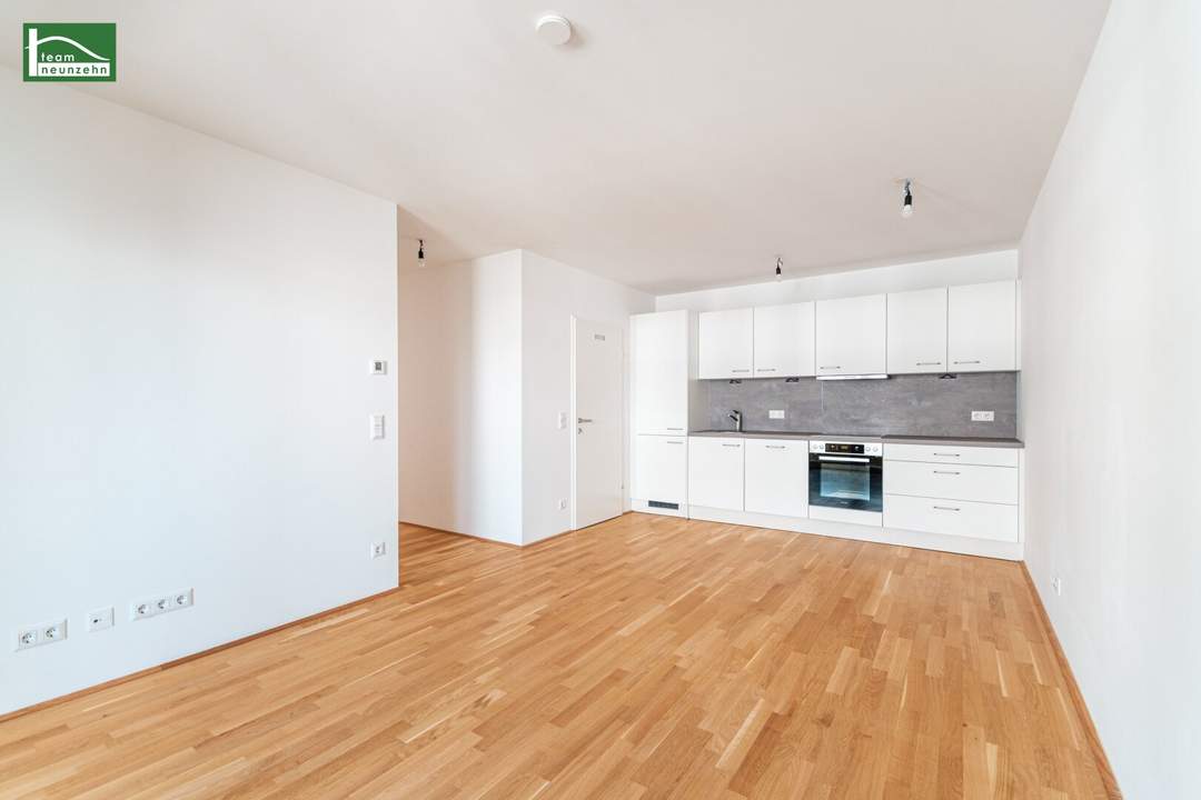 Zu Fuß zur U1 Kagran und zur Alten Donau. Hochwertige Neubauwohnungen in sehr guter Lage. Mit Balkon oder Terrasse! Garagenplatz noch möglich! Fertig gestellt und sofort bewohnbar!
