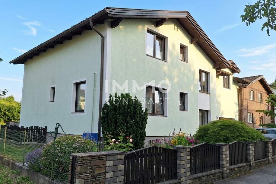 Zweifamilienhaus in ruhiger Siedlungslage von Wieselburg – Viel Platz für Familie, Generationen oder Wohnen & Arbeiten, Haus-kauf, 3250 Scheibbs