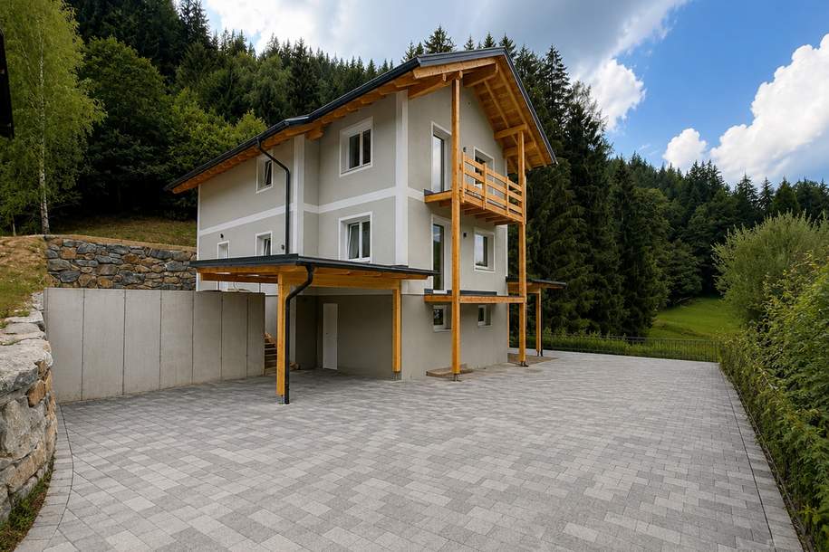 Wohnen, wo andere Urlaub machen – Seen und Nockberge vor der Haustür TOP 1, Wohnung-miete, 1.390,00,€, 9544 Villach Land