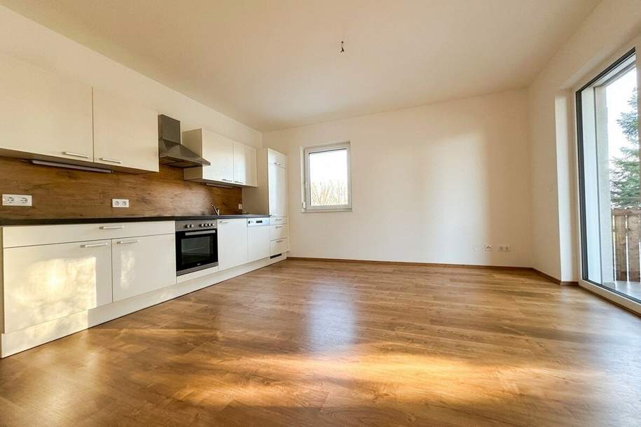 Attraktive Neubauwohnung mit großzügigem Balkon und idyllischem Ausblick, Wohnung-miete, 779,64,€, 8401 Graz-Umgebung