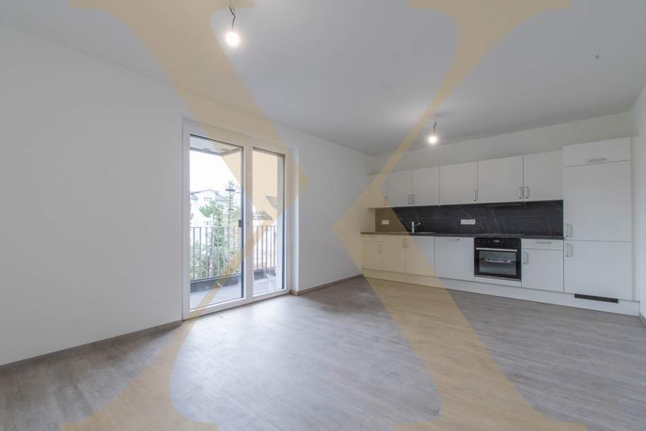 ERSTBEZUG! Moderne 2-Zimmer-Wohnung mit sonnigem Balkon in zentraler Linzer Lage zu vermieten!, Wohnung-miete, 669,00,€, 4020 Linz(Stadt)