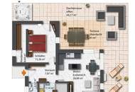 Penthouse-Flair über den Dächern von Wolfsberg im Schwarzautal mit beeindruckender Dachterrasse