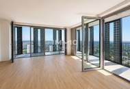 47. Etage mit 38qm Loggia: DC2 Tower: 3 Zimmer mit Skylineblick