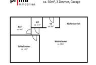 Hell, grün, ruhig und uneinsehbar + Tiefgaragenplatz = Perfekt!!