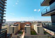 Entzückendes Apartment (vollmöbliert) mit Rundumblick und Goodies wie Concierge, Gemeinschaftsterrasse, Rooftop-Pool u.v.m.
