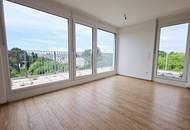 GRÜNBLICK, RUHELAGE, sonniges 46 m2 Dachgeschoß mit 20 m2 Terrasse, 2 Zimmer, Komplettküche, Wannenbad, Lavendelweg