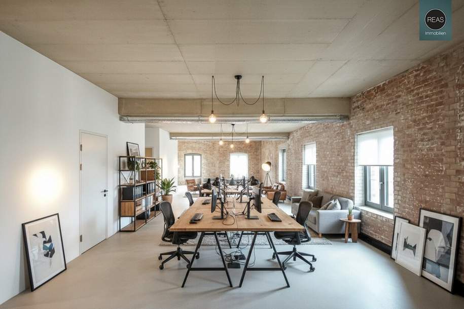 Loft mit Loggia in historischem Kornspeicher der Brotfabrik Wien!, Gewerbeobjekt-miete, 14,50,€, 1100 Wien 10., Favoriten