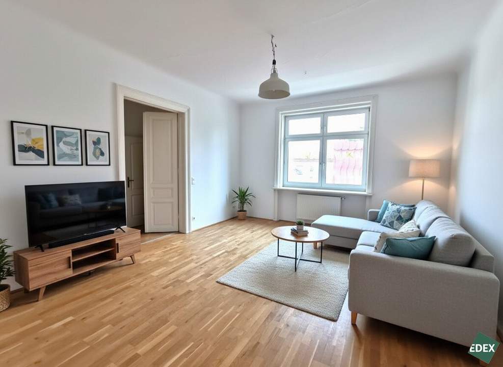 Freundliche Drei-Zimmer-Wohnung mit sehr guter Anbindungen an die Innere Stadt